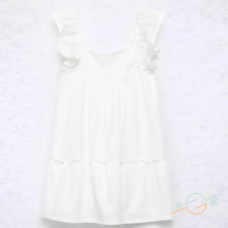 Vestido blanco MANGO #0001