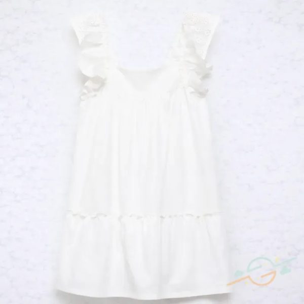 Vestido blanco MANGO #0001