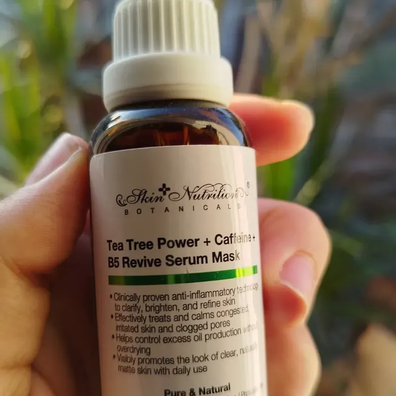 Serum Revitalizante de Árbol del Té , Cafeína y Vitamina B5 ✨