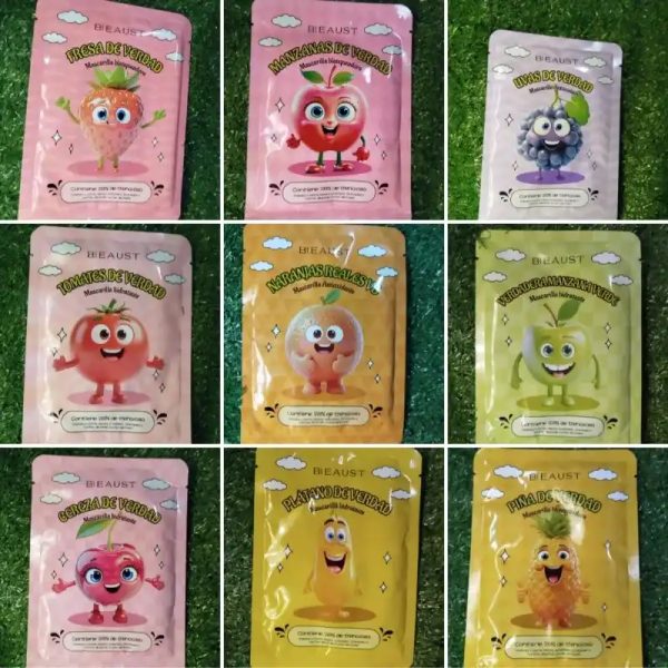 Mascarillas Faciales de Velo : Hidratantes,Blanqueadoras y Antioxidantes.