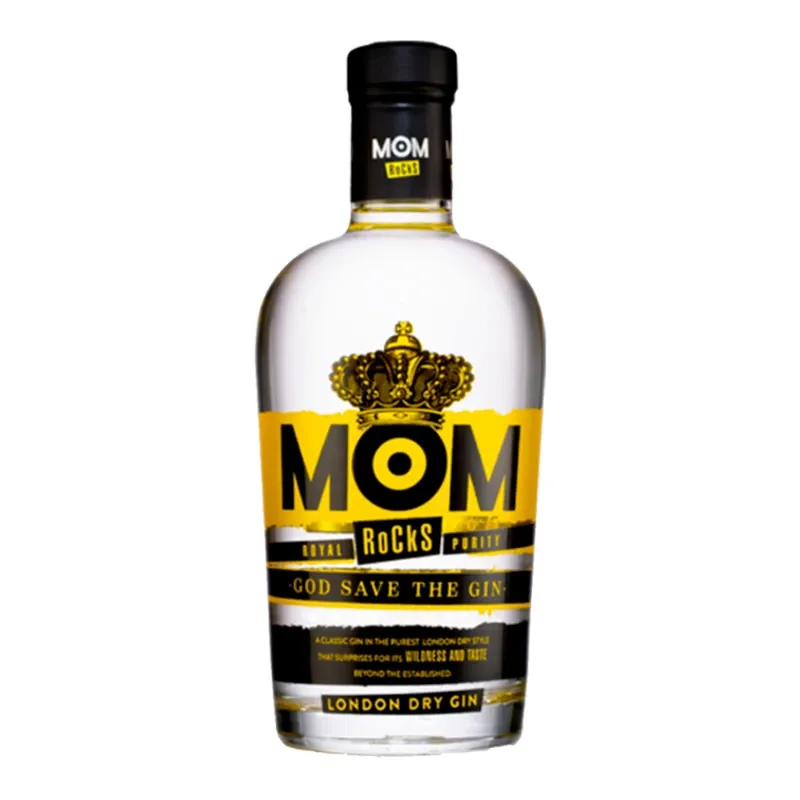 Ginebra MOM ROCKS 37.5% Alc. 700ml/6 Caja