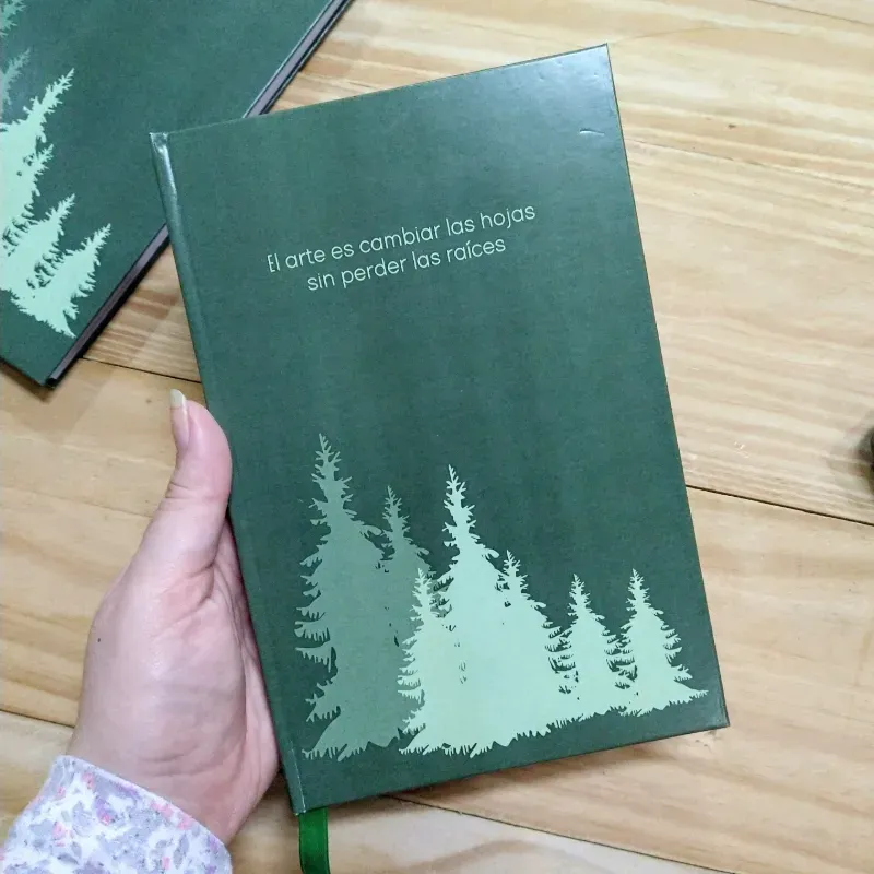 Agenda de pinos minimalista