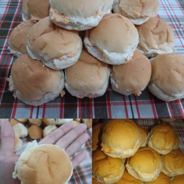 Pan con pasta