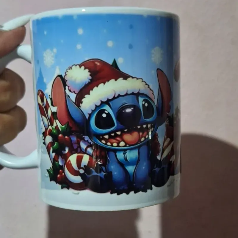 Stitch taza de navidad ❄️