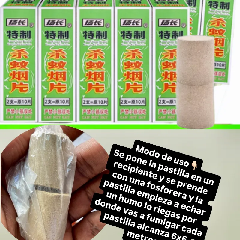 Pastillas Fumigación/Moscas/Mosquitos