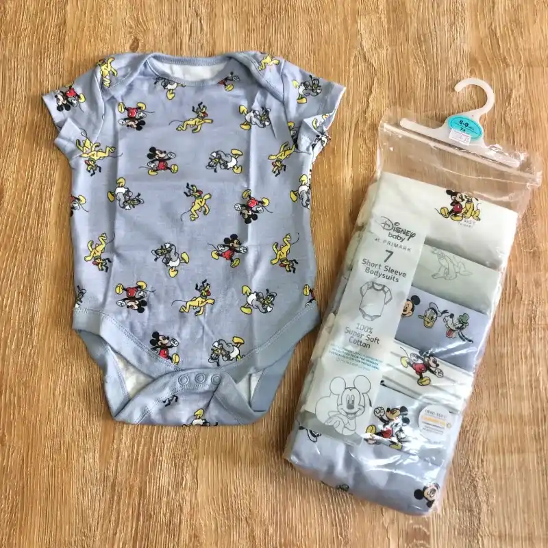 Pack de 3 bodys con Mickey Mouse