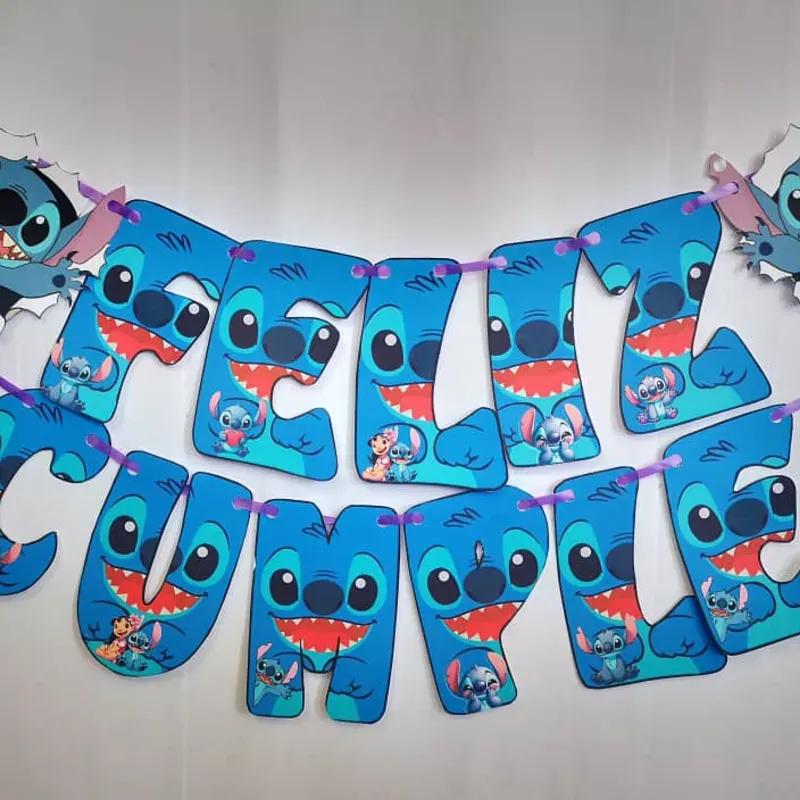 Banderines con Feliz Cumple