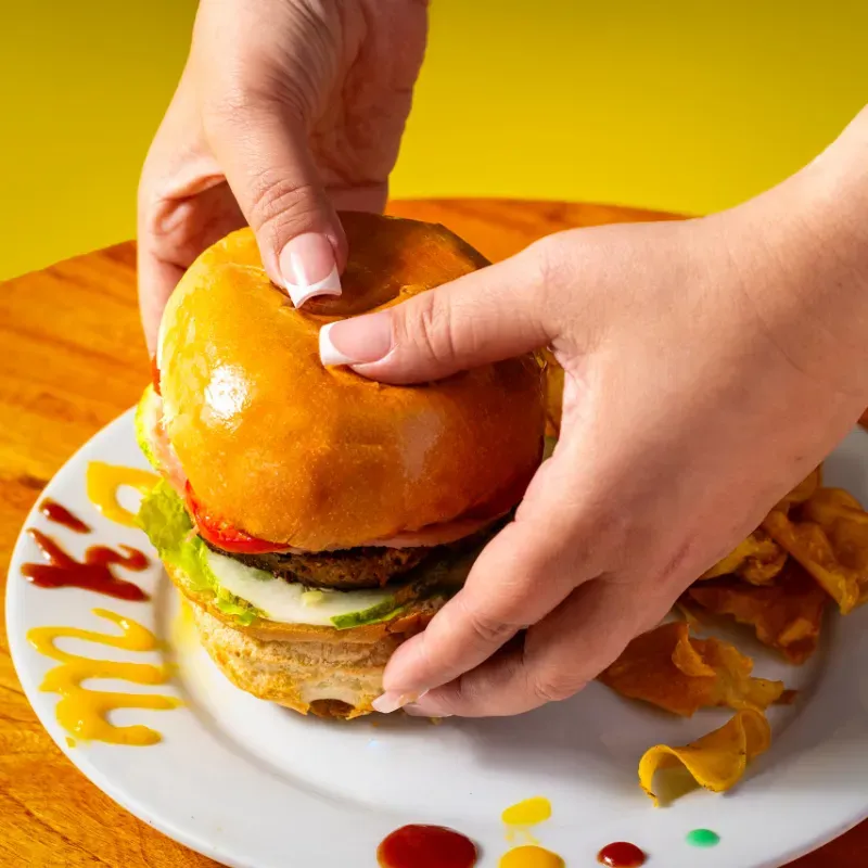 Hamburguesa de Cerdo Ahumado