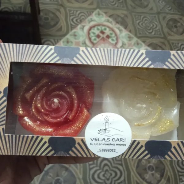 Estuche de 2 rosas