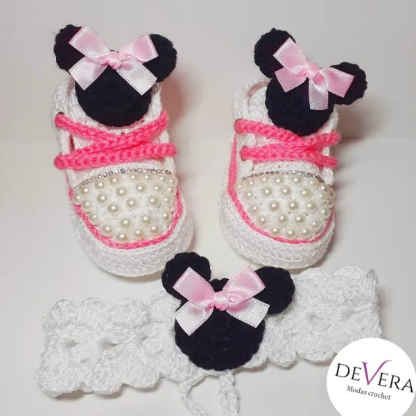 Conjunto perlado de minnie