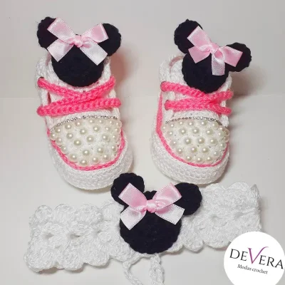 Conjunto perlado de minnie