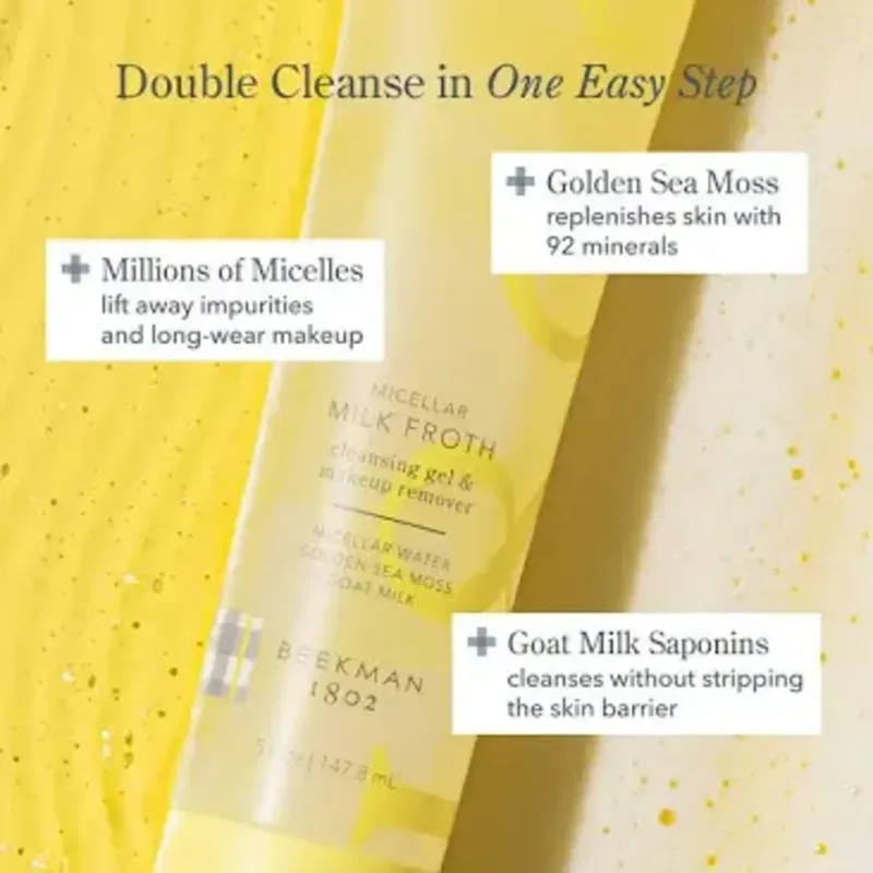 Gel limpiador Milk Froth Beekman 1802