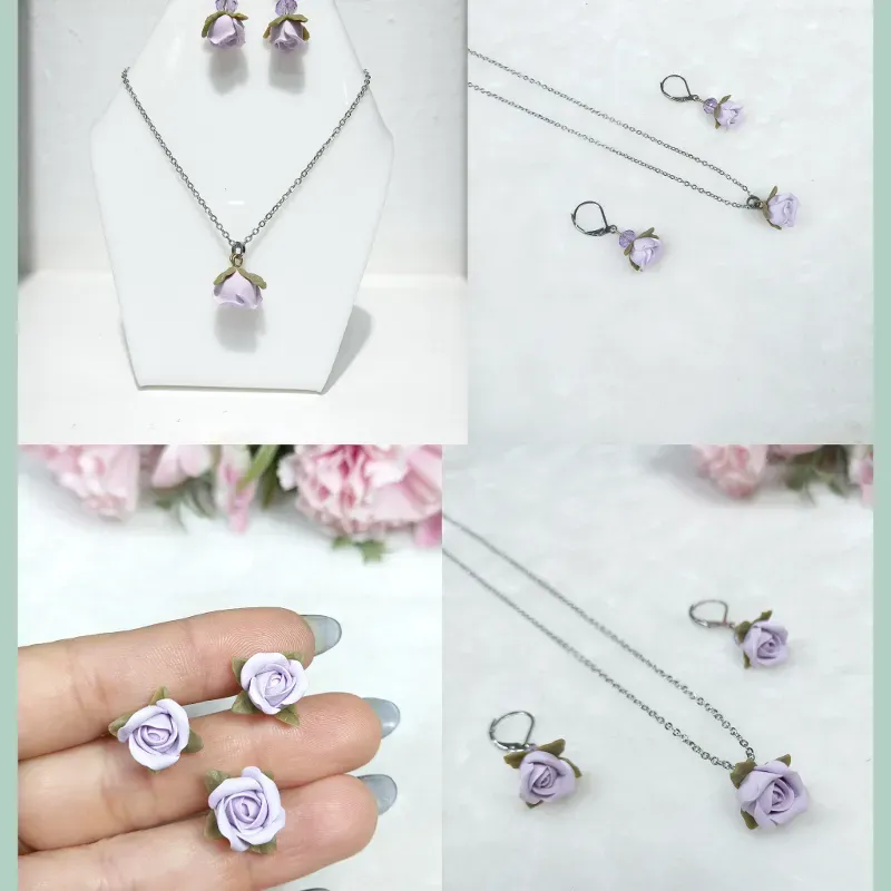 ✨Juego de Botones Lila✨