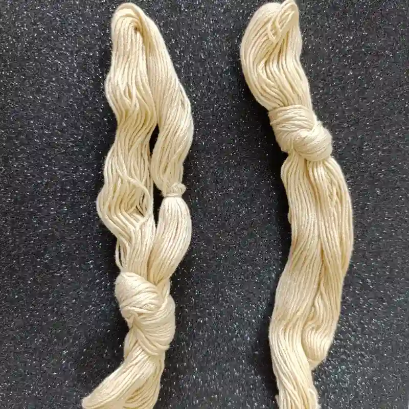Madeja de hilo vela de algodón color piel