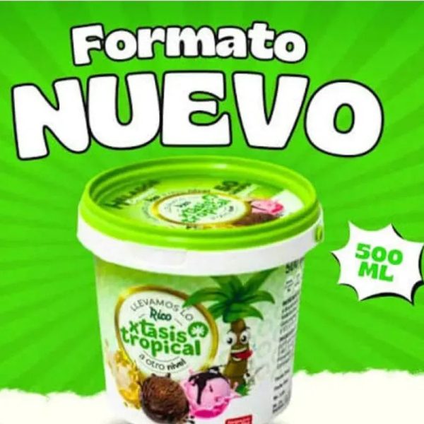  Helado Éxtasis Tropical (500 ml)