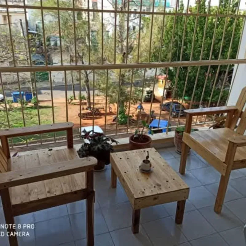 Juego 2 butacas y mesita