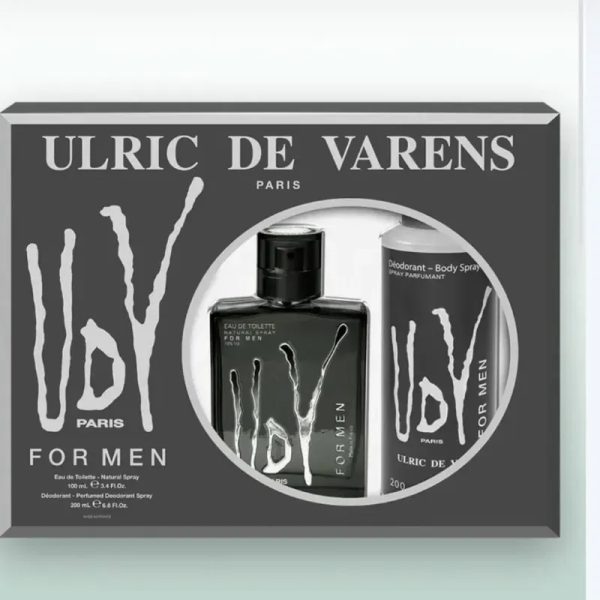 Kit de perfume y body spray ulric de Varens de hombre