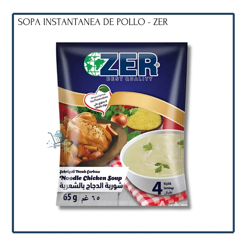 Sopa Instantanea de Pollo - Zer (65g)