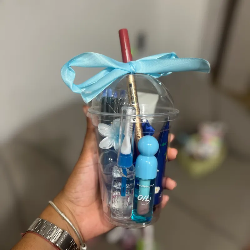 Batido de Maquillaje ( azul) 