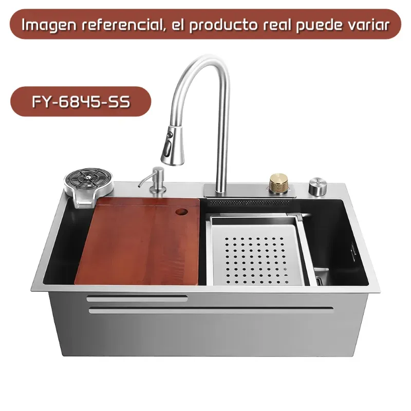 FREGADERO INTELIGENTE Q7 (FY-6845-SS) (VPT)