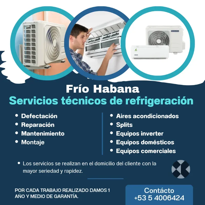 Servicio técnico de refrigeración y clima 24h