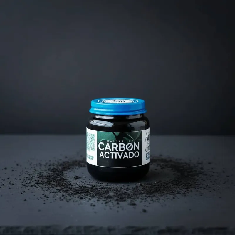 MASCARILLA DE CARBON ACTIVADO 100 ml