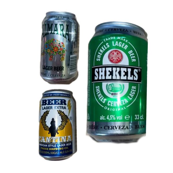 Caja de cerveza importada (23.80USD x 24UNID)
