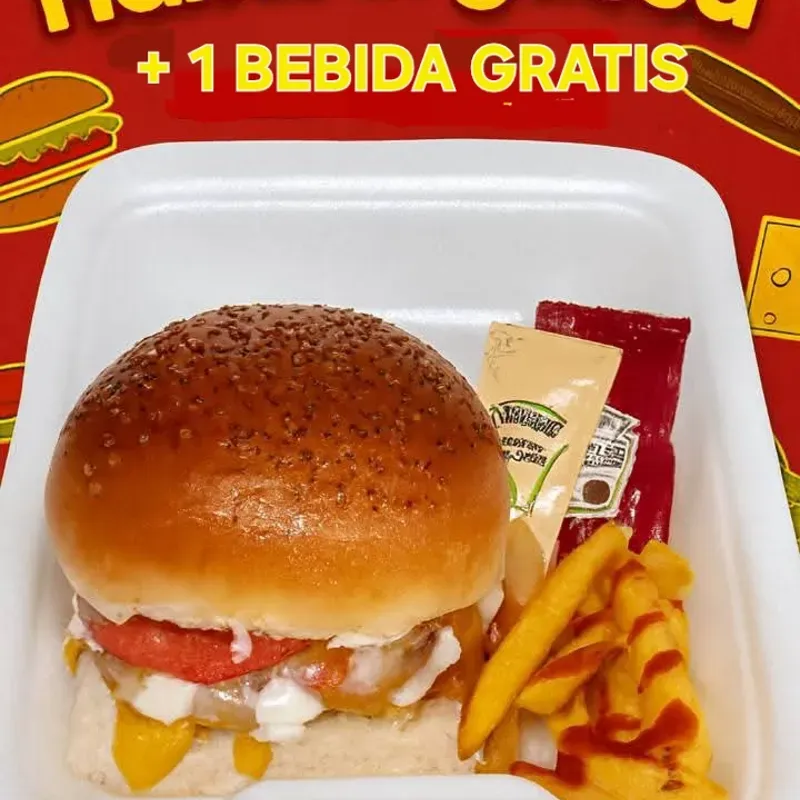 Super Hamburguesa El Carmen + 1 bebida gratis