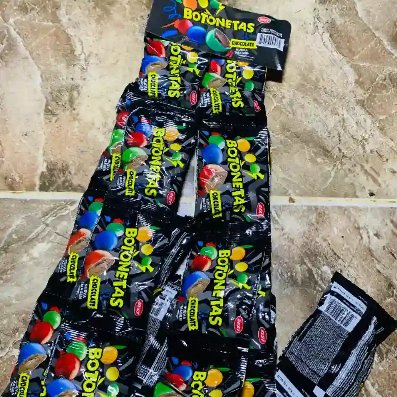 Botonestas de chocolate