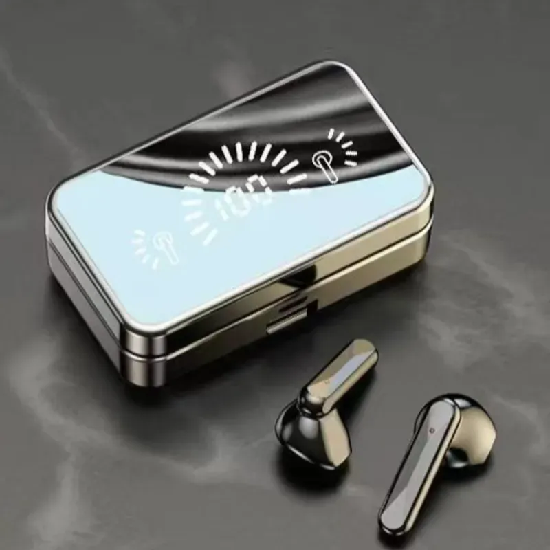  Auriculares Bluetooth 5.3 Premium – Pantalla Espejo Digital + Caja Power Bank 1800 mAh ⚡