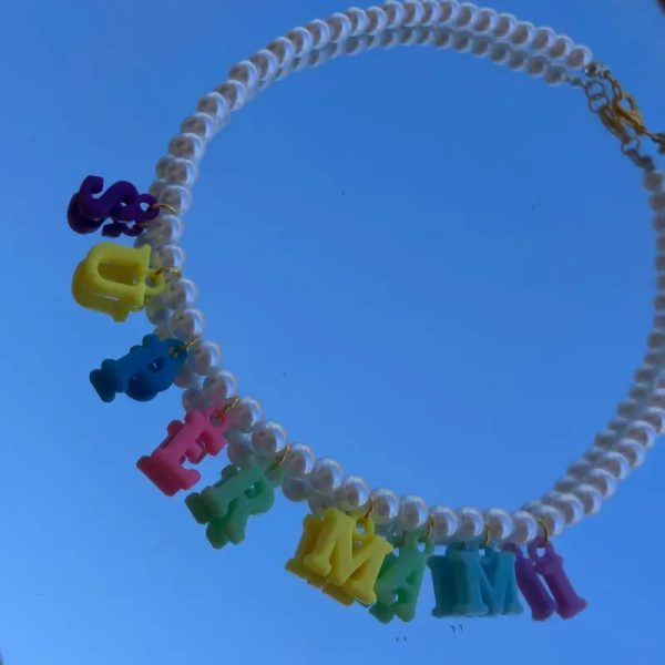 Collar de perlas Super Mami