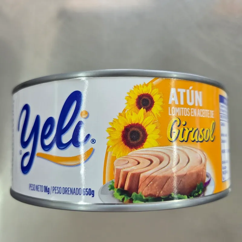 Lomos de atún en lata Yeli 1kg