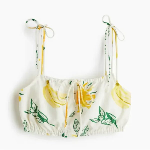Blusa top estampada