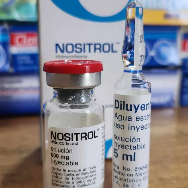 Hidrocortisona+diluyente en ámpulas