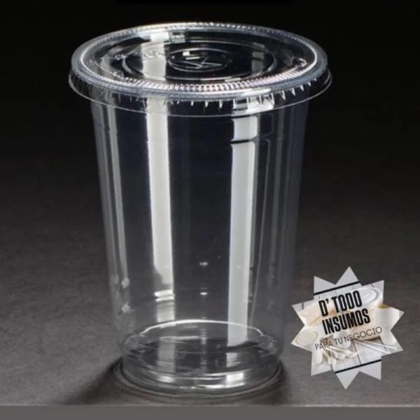 Vaso 16oz/Tapa Plana
