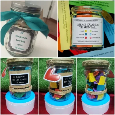 Frasco 50 razones para amarte