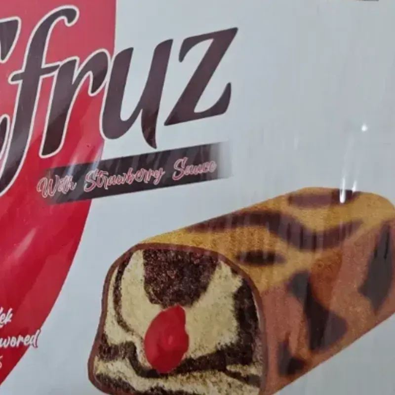 Panque Efruz relleno Fresa