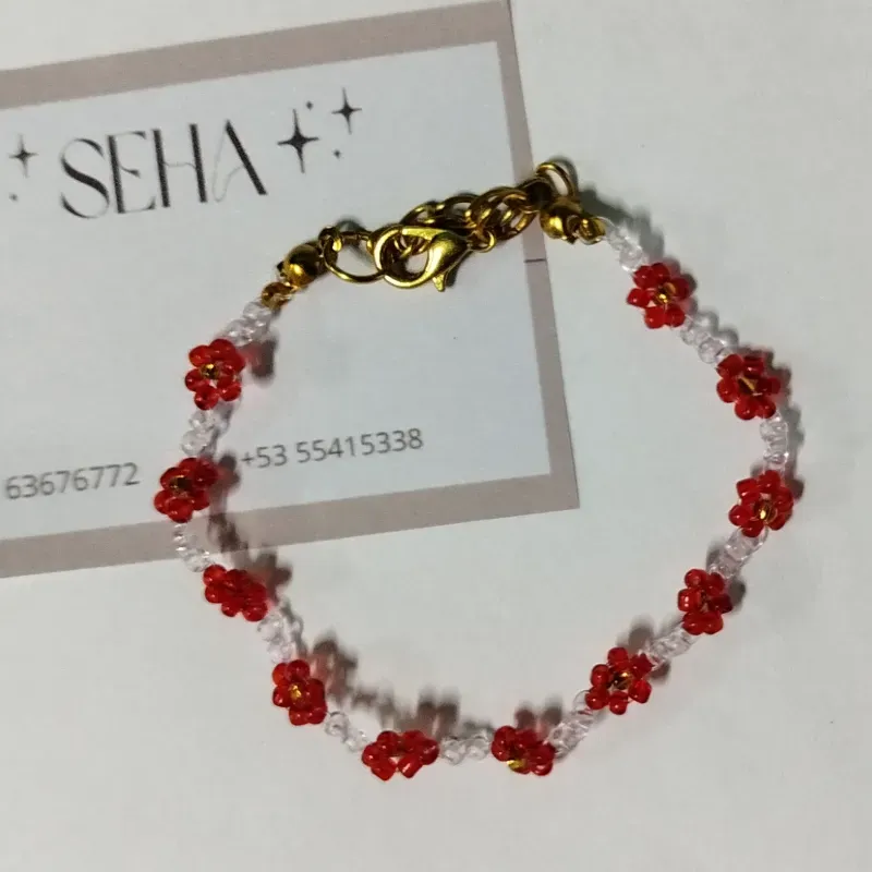 Pulsera de flores