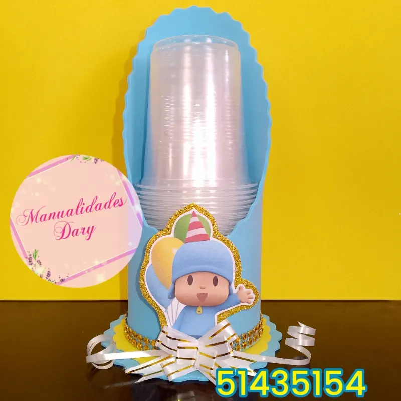 Porta vasos temático