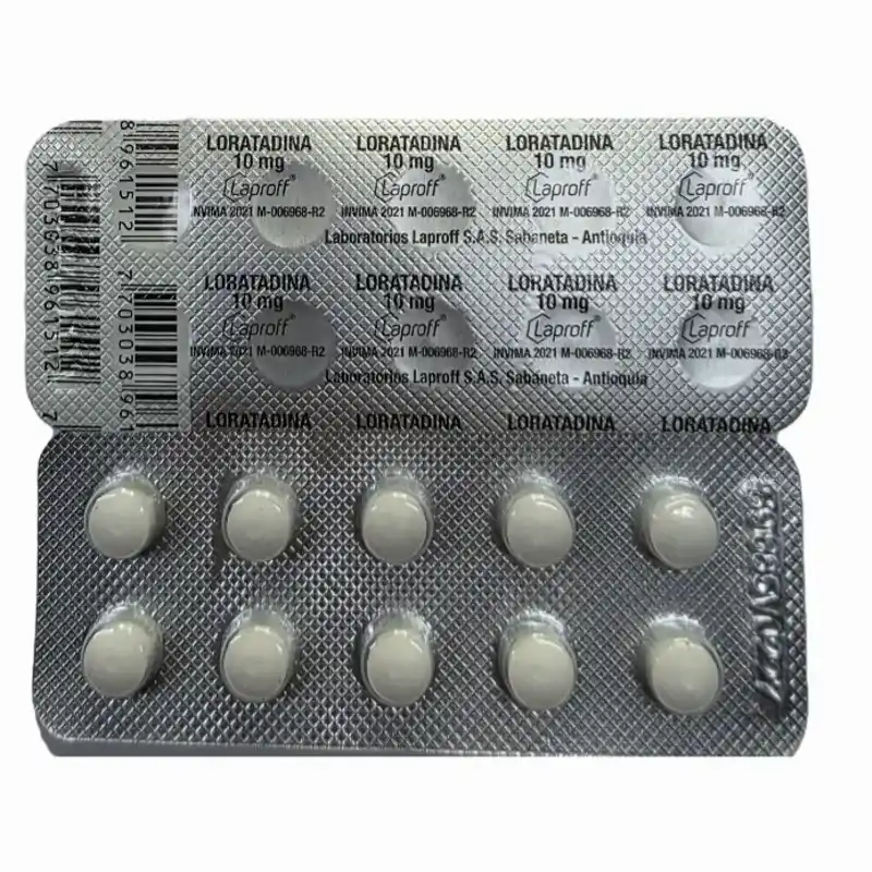  LORATADINA (10T 10MG)(VENCE 12-26)