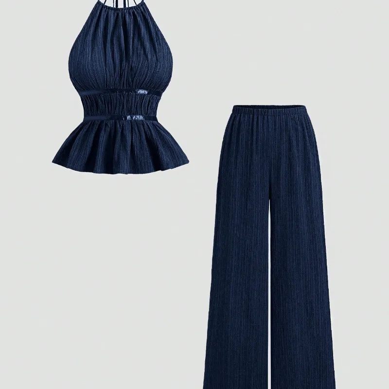 Set de pantalones y top halter