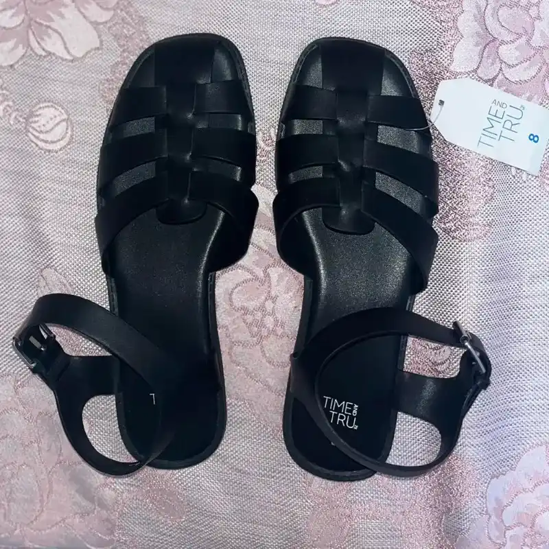 Sandalias negras