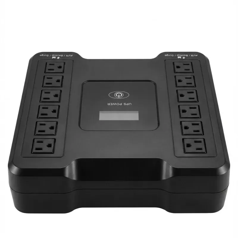 BACKUP UPS CON 12 TOMAS 1000VA 600W