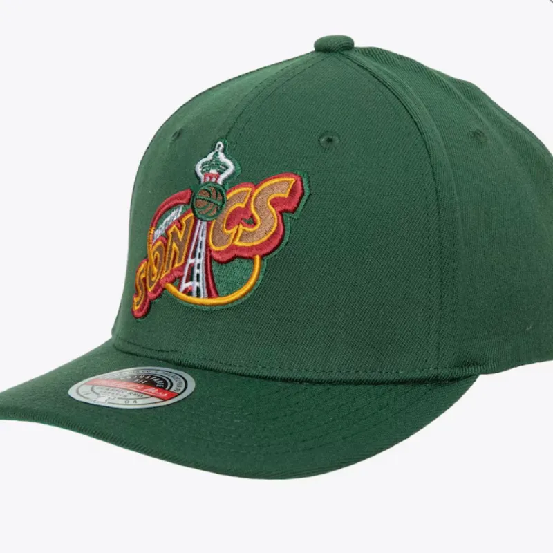 Green Seattle SuperSonics Hardwood Classics Team Ground 2.0 Stretch Snapback Hat