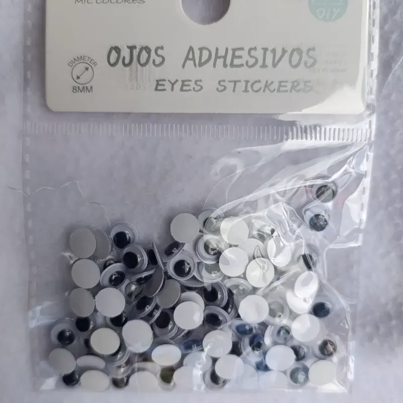 Paquete de ojos locos de 8mm