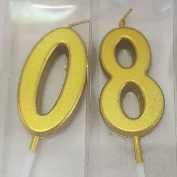Velas de numeros