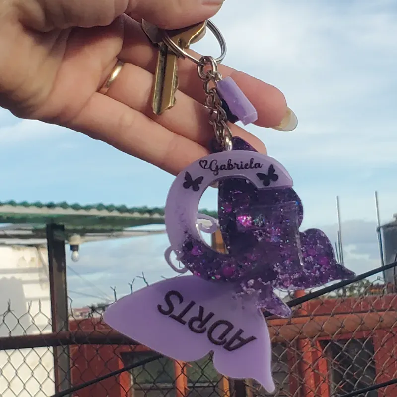 Llaveros  formas de mariposas