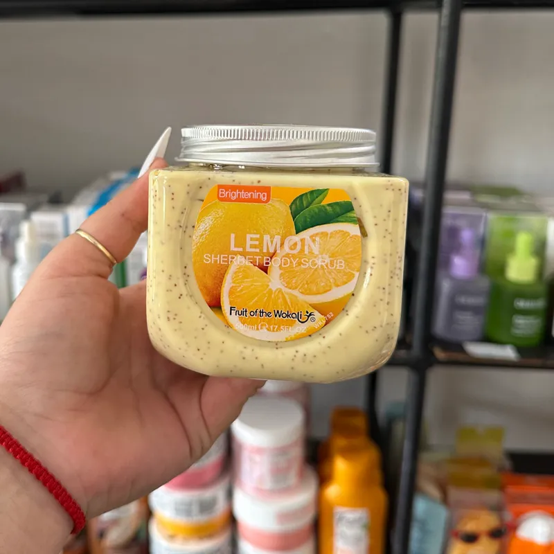 Exfoliante corporal de limon