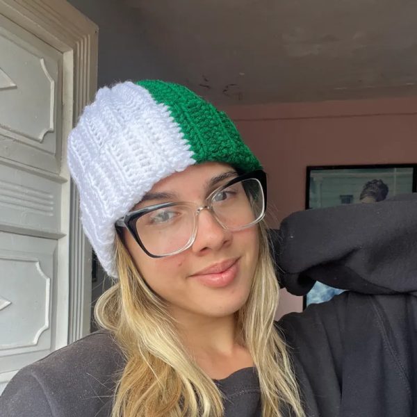 Gorrito de dos colores
