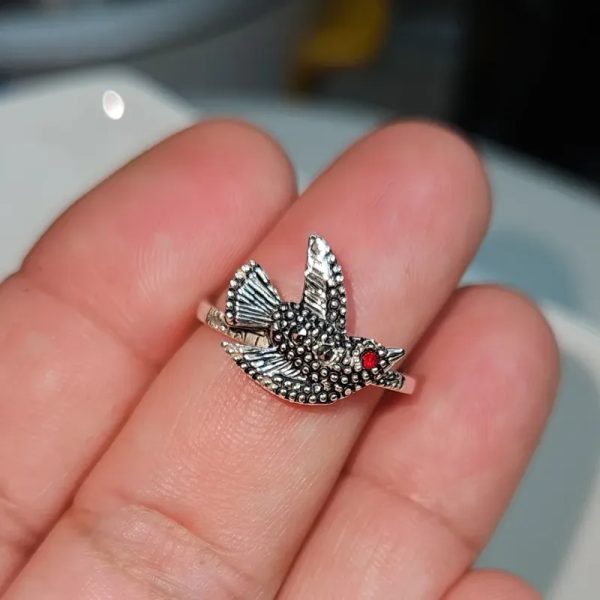 Anillo de plata 925 y Marquesitas